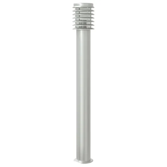 Lampă Exterioară Podea Argintiu Oțel Inoxidabil 110 cm